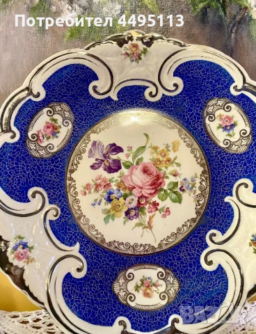 Антична рядка чиния Бавария, снимка 1