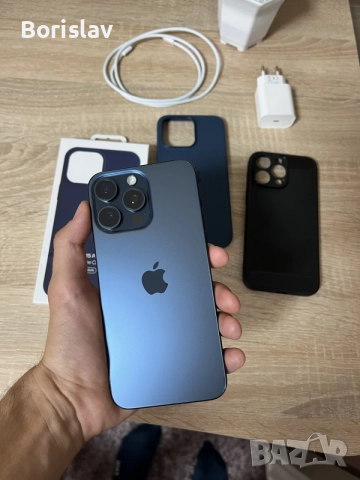 iPhone 15 Pro Max 512GB Blue Titanium , снимка 2 - Apple iPhone - 55881546