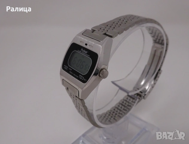 Японски дамски електронен часовник Pulsar, хронограф, с аларма, снимка 4 - Дамски - 53051158