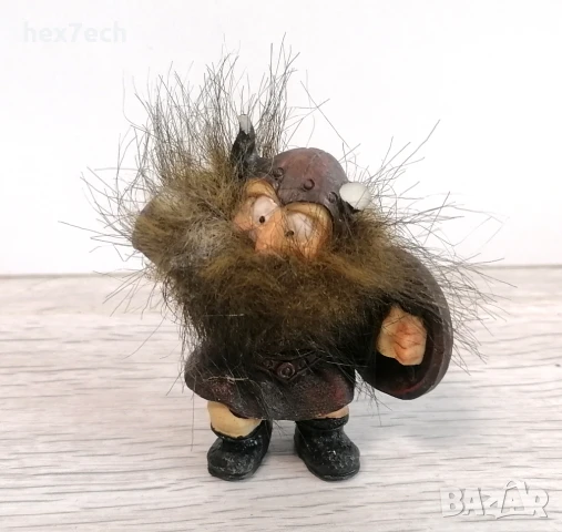 ❤️ ⭐ Стара фигурка викинг ⭐ ❤️, снимка 2 - Колекции - 51207326