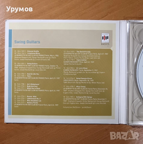 CD Django Reinhardt – Swing Guitars, снимка 4 - CD дискове - 53154434