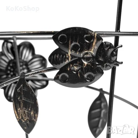 Метална поставка за саксия-20,5х22,5 см./поставка за саксия/поставка за кашпа, снимка 3 - Саксии и кашпи - 49711861