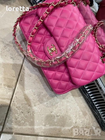 Chanel в цикламено , снимка 2 - Чанти - 53567056