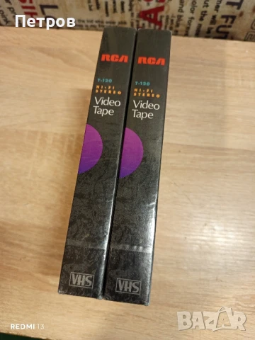 VHS.Hi-Fi Stereo Касети "RCA", снимка 5 - Плейъри, домашно кино, прожектори - 50754516