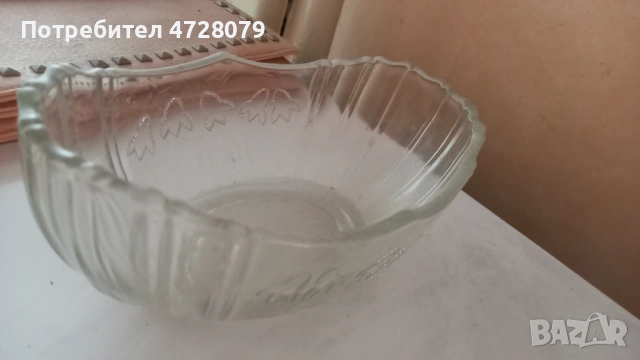 Kristalna kupa sreden razmer, снимка 4 - Чинии - 53352419