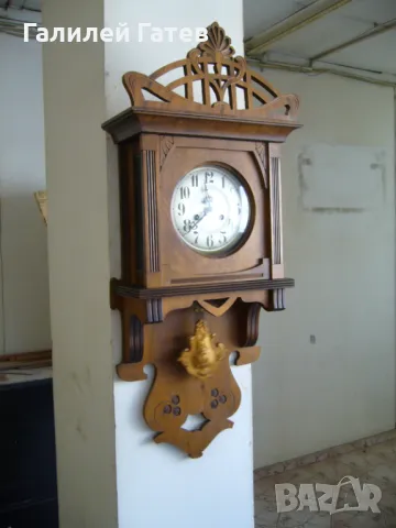 Стенен Часовник Junghans - Сецесион Намален !, снимка 7 - Антикварни и старинни предмети - 49566479