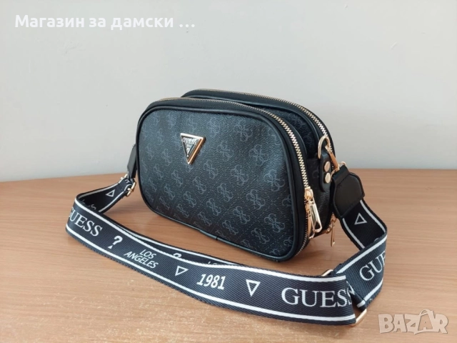 Лукс дамска чанта Guess Код 5401, снимка 4 - Чанти - 52135831
