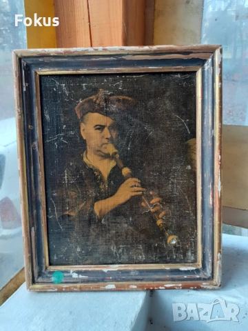 МНОГО СТАРА КАРТИНА РЕПРОДУКЦИЯ С ПЕЧАТ, снимка 9 - Антикварни и старинни предмети - 53503838