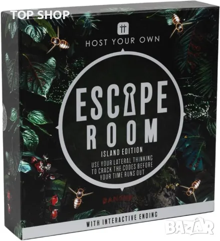 Игра Talking Tables Island Escape Room за възрастни 16+, 2-6 играчи