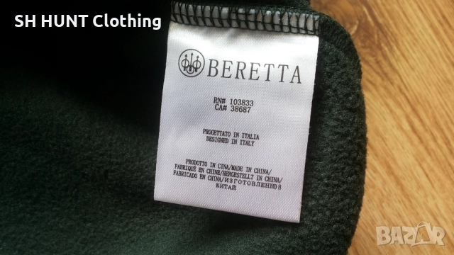 BERETTA POLARTEC Fleece Jacket размер XL за лов поларена горница - 1574, снимка 13 - Екипировка - 52596750