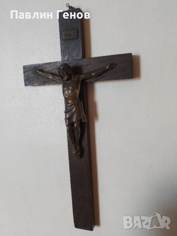 Стар кръст , Исус Христос 25х12.5см, снимка 2 - Други ценни предмети - 41394403