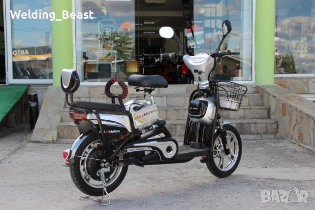 Електрически скутер-велосипед EBZ16 600W - BLACK, снимка 4 - Мотоциклети и мототехника - 41827607