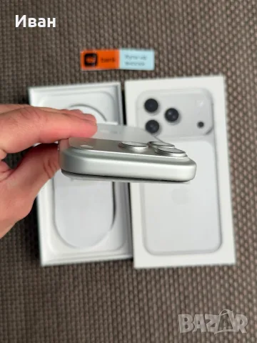КАТО НОВ❗️iPhone 17 Pro Silver🔥 ГАРАНЦИЯ❗️256GB⚠️, снимка 7 - Apple iPhone - 55932166