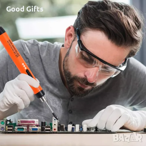 Пълен комплект Безжичен поялник YQLAFT – с USB зареждане, 3 температурни режима и стойка, снимка 4 - Поялници и запояване - 50188039