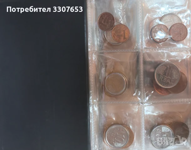 монети Бразилия 62 бр 