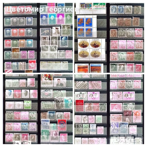 Класьор с марки 1700 бр. К.3, снимка 13 - Филателия - 51416379