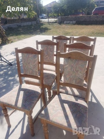 Продавам 6 дървени стола. , снимка 3 - Маси - 42484260