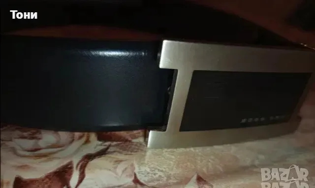 HUGO BOSS ОРИГИНАЛ Нов Мъжки Колан Изцяло от Естествена Кожа 110см. , снимка 4 - Колани - 49564176