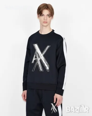 armani exchange - страхотна мъжка блуза Л, снимка 2 - Блузи - 56238743