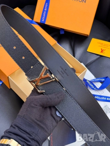 Колан+сертификат+торбичка Louis Vuitton , снимка 4 - Колани - 52023098