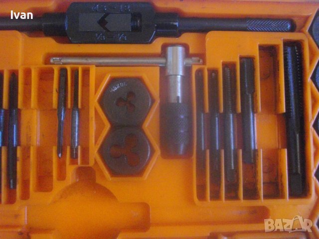 Резбонарезна цолова плашка размер 5-21 мм за въшна/вътрешна резба, снимка 12 - Други инструменти - 42267782