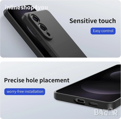 Матов Силиконов Кейс за Samsung Galaxy S25 Edge , снимка 2 - Калъфи, кейсове - 51703488