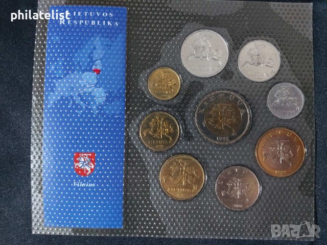 Комплектен сет - Литва 1991-2001 , 9 монети , снимка 2 - Нумизматика и бонистика - 44422080