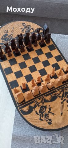 Шах - ръчно направен (дървен), снимка 3 - Други спортове - 41396898