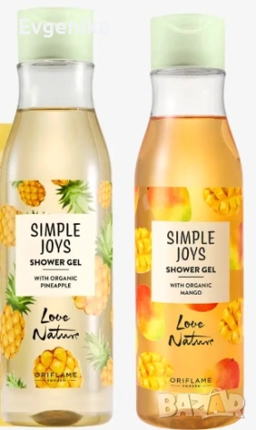 Oriflame - Душ гел с органично манго, с органичен ананас Simple Joys