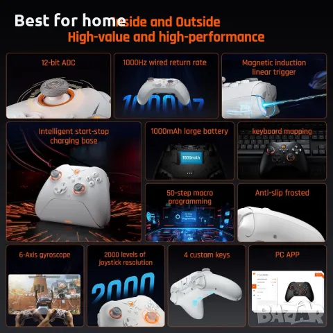  Безжичен контролер за игри  Black Shark, снимка 2 - Аксесоари - 49827680