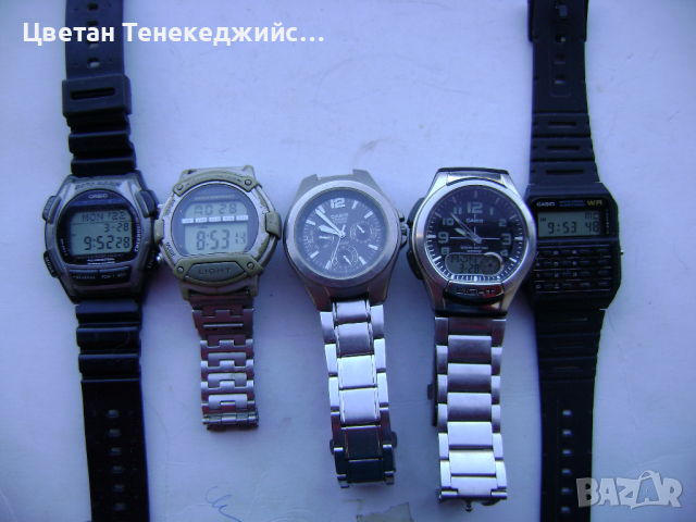 Продавам 4 броя часовници CASIO