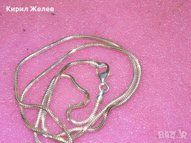 ИЗЯЩНО НЕЖНО СРЕБЪРНО КОЛИЕ с РОМАНТИЧЕН СРЕБЪРЕН МЕДАЛЬОН СРЕБРО 925 с ИСКРЯЩИ ФАСЕТ ЦИРКОНИ 41847, снимка 13 - Колиета, медальони, синджири - 44316440