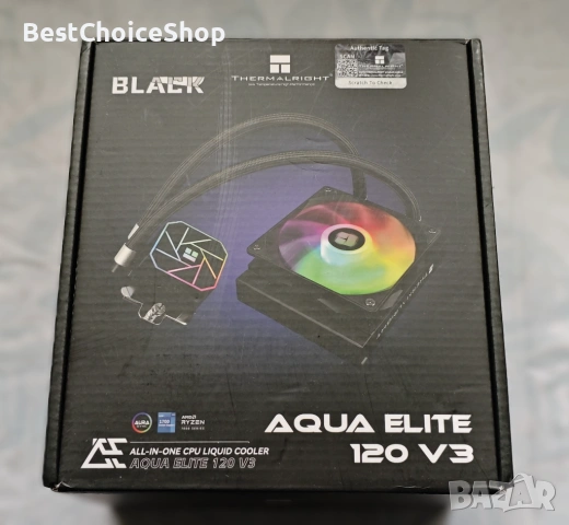 Течен - воден охладител за CPU AIO 3300 RPM PWM вентилатор, снимка 3 - Други - 53462511