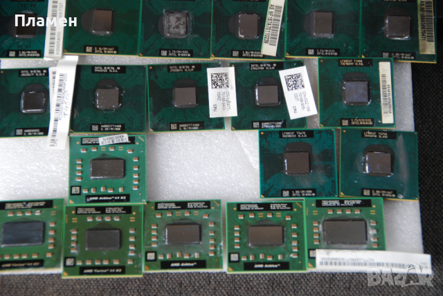 Разпродажба - двуядрени процесори за лаптоп INTEL,AMD, снимка 4 - Части за лаптопи - 36309173