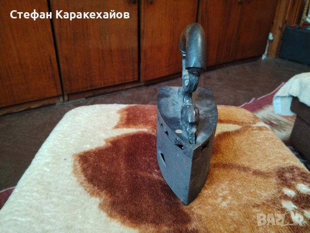 Стара ютия на жар , снимка 4 - Други ценни предмети - 53690044