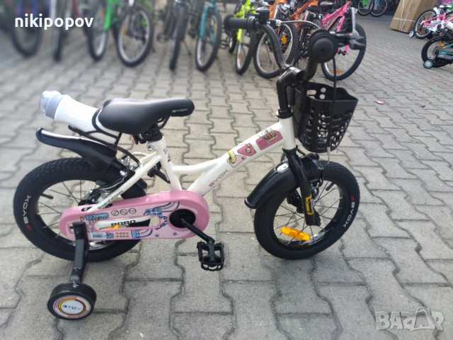 BYOX Велосипед 14" ROBO бял, снимка 4 - Велосипеди - 53759134