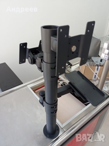 Стойка за два монитора и банков терминал, снимка 3 - Оборудване за магазин - 34129098