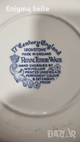 Антикварни, колекционерски порцеланови чиний от Англия , снимка 4 - Антикварни и старинни предмети - 50425599