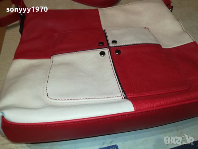 ЧАНТА ЧЕРВЕНО И БЯЛО-НОВА 0908231209, снимка 4 - Чанти - 41803088