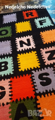 Вълнен килим за детска стая 2,40 х 1,70 м отлично състояние, снимка 4 - Други стоки за дома - 51682498