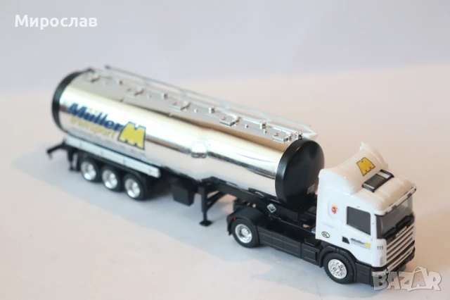 HERPA H0 1/87 SCANIA СИЛОЗ ЦИСТЕРНА МОДЕЛ КОЛИЧКА КАМИОН, снимка 7 - Колекции - 50558568