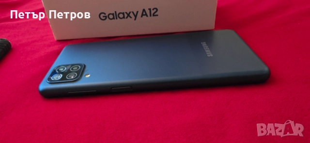 Samsung Galaxy A12 64GB Blue ПЪЛЕН КОМПЛЕКТ!-разпечатан за снимките!, снимка 9 - Samsung - 51923932