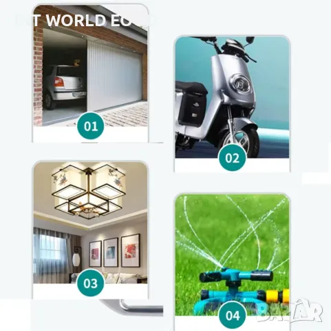 Универсално Дистанционно управление 433MHz 4 бутона, снимка 7 - Друга електроника - 50372415