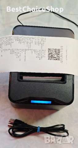 Многофункционален термопринтер за етикети и касови бележки 80 мм, USB LAN връзка, снимка 7 - Друга електроника - 53713986