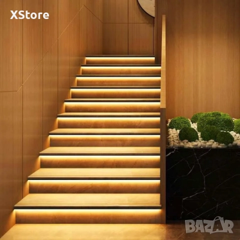 Интелигентен LED контролер със сензор за движение за стълби, 32 канала, 12/24V, снимка 8 - Друга електроника - 52568639