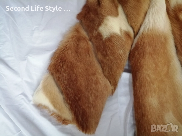 Винтидж луксозно дамско палто от естествен косъм – Baewolf Exclusive р-р M , снимка 13 - Палта, манта - 52879517