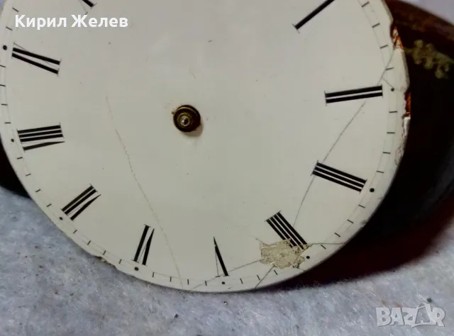 МЕХАНИЗЪМ от РЯДЪК СТАР ШВЕЙЦАРСКИ ДЖОБЕН ЧАСОВНИК с ПОРЦЕЛАНОВ РИМСКИ ЦИФЕРБЛАТ 49638, снимка 9 - Антикварни и старинни предмети - 48563126