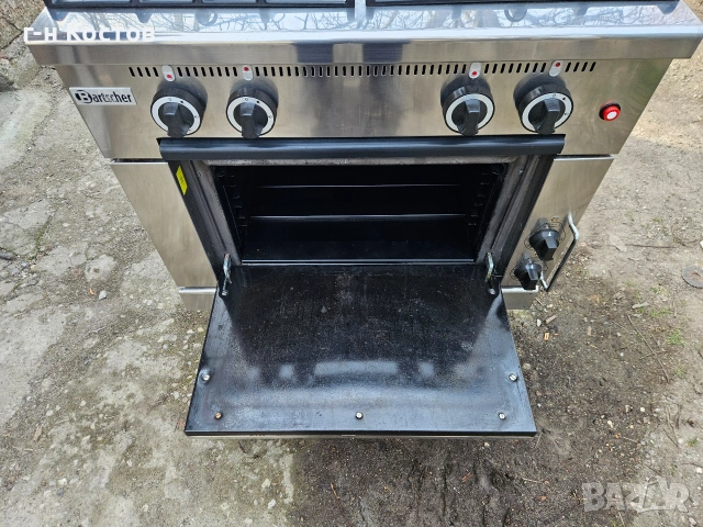 Фурна Печка за Ресторанти Заведения Професионална Горе на Газ долу на Ток Трифазна , снимка 10 - Обзавеждане на кухня - 53801567
