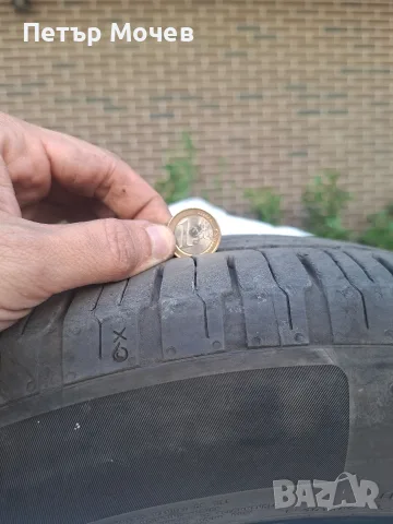 Продавам 4 летни гуми Continental – 195/55 R16 87H, снимка 2 - Гуми и джанти - 56338248