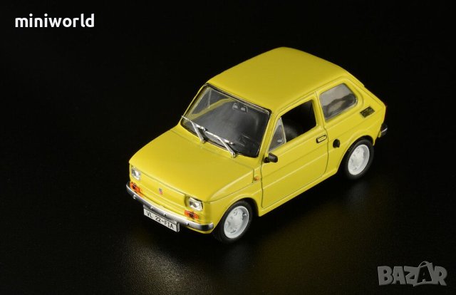 Fiat 126p Малко Полско Фиатче - мащаб 1:43 на ДеАгостини нов в блистер, снимка 5 - Колекции - 38404095